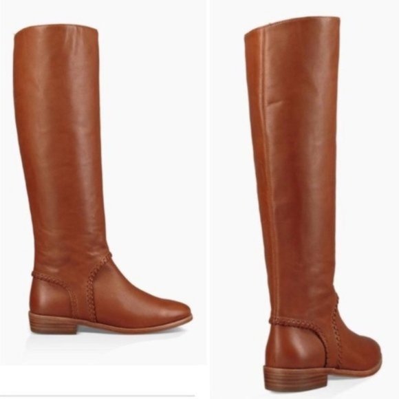 NEW UGG® Gracen Boot Mid Brown Leather - Picture 2 of 4